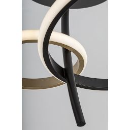 Rabalux Emilion lampa podsufitowa 1x24 W czarna-złota 71296