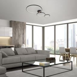 Rabalux Formand lampa podsufitowa 1x38 W czarna 71297