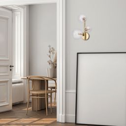 Rabalux Aslov kinkiet 3x28 W przezroczysty-złoty 71299