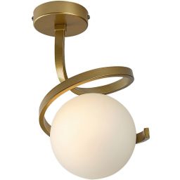 Rabalux Sarabi lampa podsufitowa 1x20 W biała-złota 71301