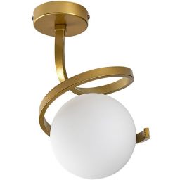 Rabalux Sarabi lampa podsufitowa 1x20 W biała-złota 71301