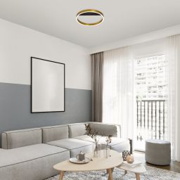 Rabalux Thric lampa podsufitowa 1x20 W czarna-złota 71309