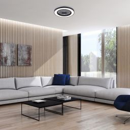 Rabalux Dalfon 2 plafon 1x40 W z wentylatorem biały-czarny 71336