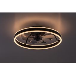 Rabalux Fanfy lampowentylator podsufitowy 1x40 W biała-czarna 71337