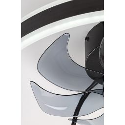 Rabalux Fanfy lampowentylator podsufitowy 1x40 W biała-czarna 71337