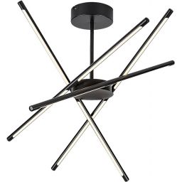 Rabalux Henli2 lampa podsufitowa 4x40 W biała-czarna 71338