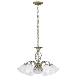 Rabalux Beckworth lampa wisząca 5x40 W brązowa 7135