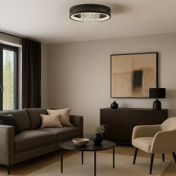 Rabalux Maribell plafon 1x30 W czarny 71353