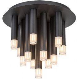 Rabalux Ramira lampa podsufitowa 13x5 W czarna-przezroczysta 71354