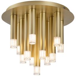 Rabalux Ramira lampa podsufitowa 13x5 W przezroczysta-złota 71355