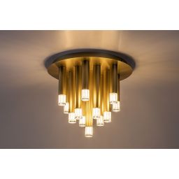 Rabalux Ramira lampa podsufitowa 13x5 W przezroczysta-złota 71355