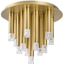 Rabalux Ramira lampa podsufitowa 13x5 W przezroczysta-złota 71355