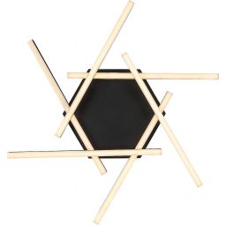 Rabalux Severine lampa podsufitowa 6x40 W biała-czarna-złota 71365