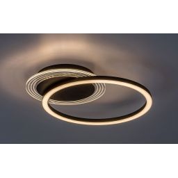 Rabalux Kerstin lampa podsufitowa 2x24 W biała-czarna 71368