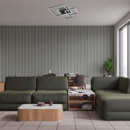 Rabalux Ottavia lampa podsufitowa 4x40 W biała-czarna 71371