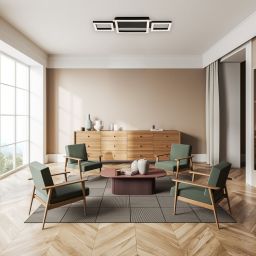 Rabalux Donya lampa podsufitowa 4x24 W biała-czarna 71374