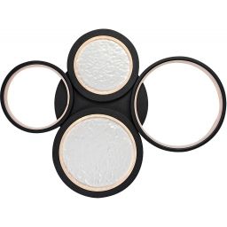 Rabalux Aranis lampa podsufitowa 4x40 W biała-czarna 71378