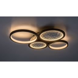 Rabalux Aranis lampa podsufitowa 4x40 W biała-czarna 71378
