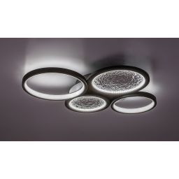 Rabalux Aranis lampa podsufitowa 4x40 W biała-czarna 71378