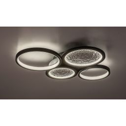 Rabalux Aranis lampa podsufitowa 4x40 W biała-czarna 71378