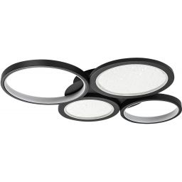 Rabalux Aranis lampa podsufitowa 4x40 W biała-czarna 71378