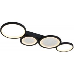 Rabalux Aranis lampa podsufitowa 4x40 W biała-czarna 71379