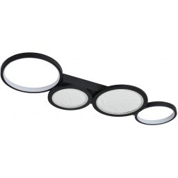 Rabalux Aranis lampa podsufitowa 4x40 W biała-czarna 71379