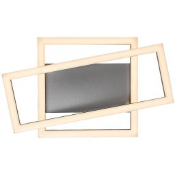 Rabalux Ellinor lampa podsufitowa 2x24 W biała-chrom 71380