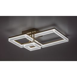 Rabalux Amilia lampa podsufitowa 3x22 W biała-złota 71384