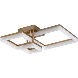 Rabalux Amilia lampa podsufitowa 3x22 W biała-złota 71384