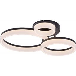 Rabalux Amilia lampa podsufitowa 3x24 W biała-czarna 71385