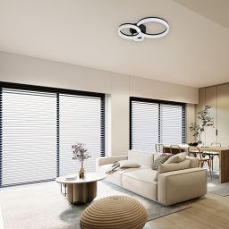 Rabalux Amilia lampa podsufitowa 3x24 W biała-czarna 71385