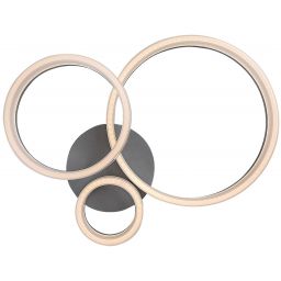 Rabalux Amilia lampa podsufitowa 3x24 W biała-chrom 71387