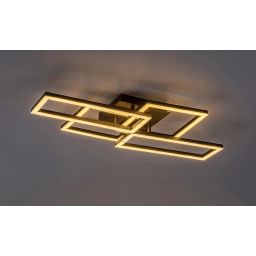 Rabalux Drusus lampa podsufitowa 4x40 W biała-czarna 71389
