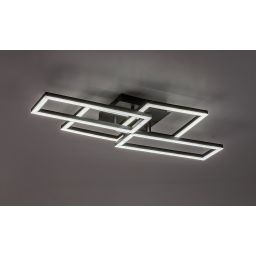 Rabalux Drusus lampa podsufitowa 4x40 W biała-czarna 71389