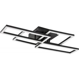 Rabalux Drusus lampa podsufitowa 4x40 W biała-czarna 71389