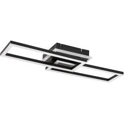 Rabalux Ramin lampa podsufitowa 3x30 W biała-czarna 71393