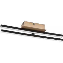 Rabalux Demir lampa podsufitowa 2x16 W biała-czarna-złota 71396