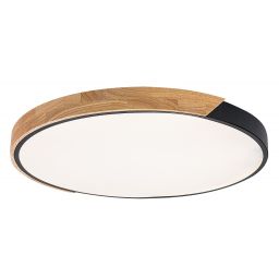 Rabalux Maple2 lampa podsufitowa 42 W czarna-drewno 71418