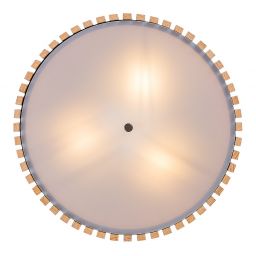 Rabalux Noxelle lampa podsufitowa 3x25 W czarna-drewno 71420