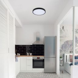 Rabalux Alenzo plafon 1x24 W biały-czarny 71438