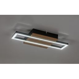 Rabalux Noxelle lampa podsufitowa 12 W czarna 71455