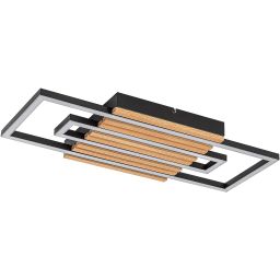 Rabalux Noxelle lampa podsufitowa 28 W czarna 71456