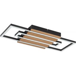 Rabalux Noxelle lampa podsufitowa 28 W czarna 71456