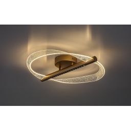 Rabalux Olyssia lampa podsufitowa 24 W złota 71464