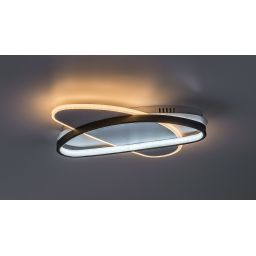 Rabalux Brantiel lampa podsufitowa 57 W biała-czarna 71469
