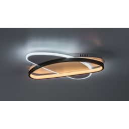 Rabalux Brantiel lampa podsufitowa 57 W biała-czarna 71469