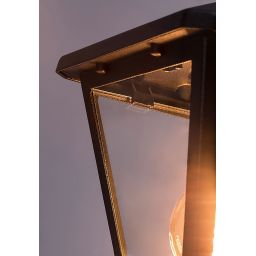 Rabalux Paravento kinkiet zewnętrzny 1x40 W czarny 7147