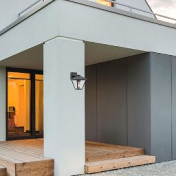 Rabalux Paravento kinkiet zewnętrzny 1x40 W czarny 7147