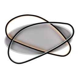 Rabalux Brantiel lampa podsufitowa 57 W biała-czarna 71470